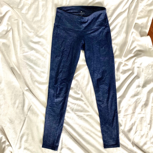 Athleta Pants - Athleta Odyssey Chaturanga Tights in Heather Blue